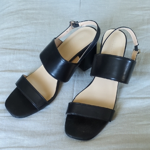 AEROSOLES | Black Emmex Heeled Sandals - Picture 3 of 5